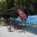 Зарядна станція-парковка для портативного електротранспорту на території університету