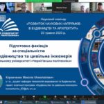 Розвиток наукових напрямків в будівництві та архітектурі