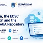 Вебінар «FAIR дані, Федерація EOSC та Репозитарій DataverseUA»